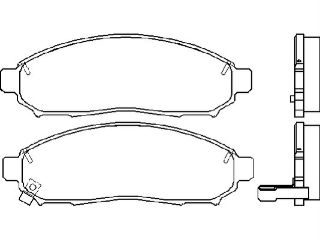 BALATA FREN ON-(NISSAN NAVARA 04>10/PATFINDER 05>11 ) "17 JANT" resmi