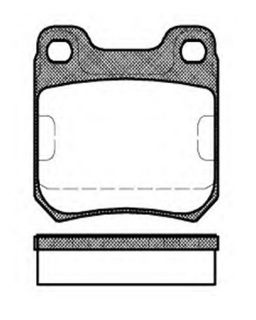 ARKA FREN DISK BALATA WVA 21050 ( OPEL : VECTRA B OMEGA A SAAB 15.60 MM KALINLIK ) resmi