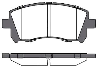 BALATA FREN ON-(SUBARU: IMPREZA 94>00 4WD/LEGACY 94>03/OUTBACK 00>03/FORESTER 98>02  ) resmi