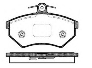 ON FREN BALATASI-KULAKSIZ **16MM**-  (VW CADDY 96-03  GOLF 89-98  PASSAT 85-91  POLO 95-02  POLO CLS 96-02  SEAT IBIZA 93-02  ) resmi