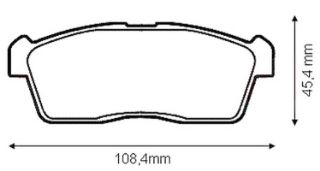 BALATA FREN ON-(SUZUKI: ALTO 09>12 /CARY-SK413 00>10 / DAIHATSU: COURE 03> / SIRION 05> ) resmi