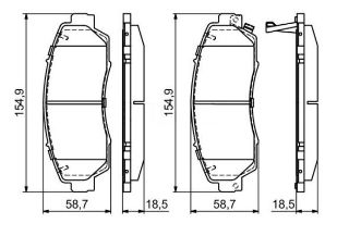 BALATA FREN ON-(HONDA: CR-V 2012>) resmi