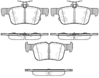 FREN BALATA ARKA-(FORD : MONDEO V / FORD : KUGA / ) resmi