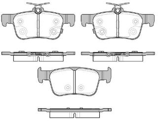 FREN BALATA ARKA-(HONDA: CIVIC 2017> 1.5 VTEC /1.6 i-DTEC FK / 1.6 i-VTEC "FC5" / 2019> 1.6 i-VTEC LPG ) resmi