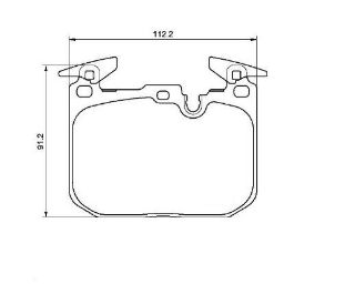 FREN BALATASI ON-(BMW :1 SERISI  (F20-F21) 11/2010 / BMW : 3 SERISI (F30-F31-34) 10/2011 / ) resmi