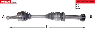 AKS KOMPLE SAG-(VW: TRANSPORTER T5 2.5TDI AXD AXE) resmi