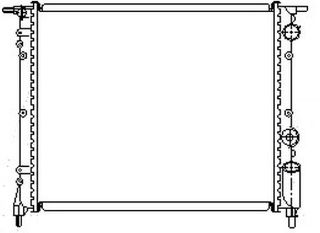 SU RADYATORU MEKANİK ( RENAULT : R19 1.4 KARB. C2L C2J ) 430×378×23 resmi