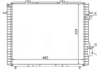 SU RADYATORU ( RENAULT : EXPRESS 1.9D ) 460×435×34 resmi