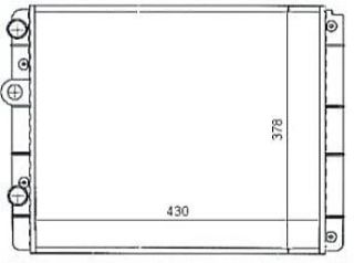 SU RADYATORU-KLIMASIZ MEKANIK 430×380 (VW POLO 95-02) resmi