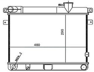 SU RADYATORU MEKANİK ( FIAT : M131 ) 2 SIRALI  293×480×34 resmi