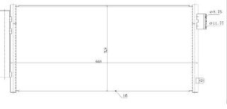 KONDENSER ( FIAT: EGEA 1.3 / 1.6 MJET / 1.4 BENZINLI  668×328×16 resmi