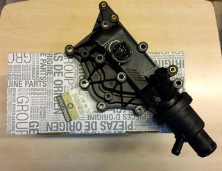 TERMOSTAT KOMPLE CLİO II 1.4 16V-1.6 16V 98 LGN II 1.6 16V 01 TAHLİYE BORULU resmi