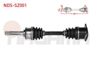 KOMPLE AKS SOL ÖN UZUNLUK 492MM SUZUKİ VİTARA (ET,TA) 1.6İ 16V 1988-1999 resmi