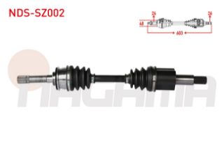 KOMPLE AKS SAG ON UZUNLUK 603MM SUZUKİ VİTARA (ET,TA) 1.6İ 16V 1988-1999 resmi