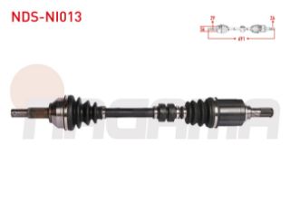 KOMPLE AKS SOL ÖN UZUNLUK 691MM NİSSAN QASHQAI (J10) 1.6İ M-T 2007-2014 resmi