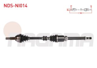 KOMPLE AKS SAĞ ÖN UZUNLUK 940MM NİSSAN QASHQAI (J10) 1.6İ M-T 2007-2014 resmi