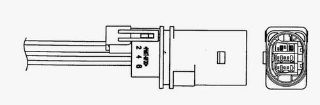 SENSÖR OKSİJEN PASSAT 05-08 BSE-BSF 1.6 ÖN (LZA07-V4) resmi