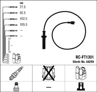 RC-FT1301 ATEŞLEME KABLOSU resmi