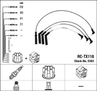 RC-TX118 ATEŞLEME KABLOSU resmi