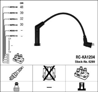 RC-KA1204 ATEŞLEME KABLOSU resmi