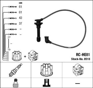 RC-HE81 ATEŞLEME KABLOSU resmi