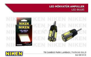 LED AMPUL T10 CANBUS PARK LEDI BEYAZ resmi