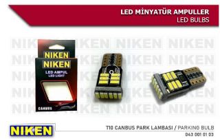 LED AMPUL T10 CANBUS PARK LEDI BEYAZ resmi