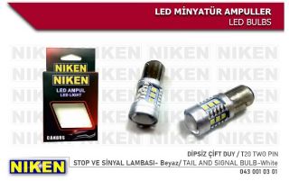 LED AMPUL 1016 CIFT DUY CANBUS LED resmi