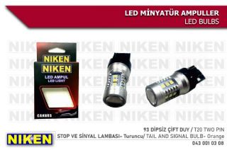 LED AMPUL 93 DIPSIZ CIFT DUY CANBUS LED (T20) TRNC resmi