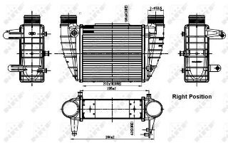 TURBO RADYATORU (INTERCOOLER) SAG AUDI A4 2,0TDI / TFSI 04>08 EXEO 1,8TSI 2,0TFSI / TDI 09> resmi