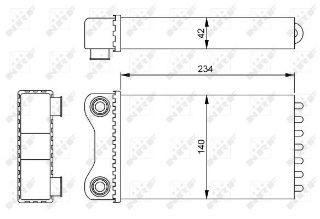 KALORIFER RADYATORU A4 1,6 1,8 00>05 resmi