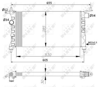 MOTOR SU RADYATORU (KLIMA HARIC) M,T CORSA B X12SZ C14NZ X14XE X16XE resmi