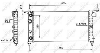 MOTOR SU RADYATORU A,T (KLIMA HARIC) CORSA B X12SZ C14NZ X14XE X16XE resmi