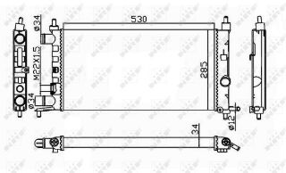 MOTOR SU RADYATORU KLIMASIZ CORSA B X12XE resmi