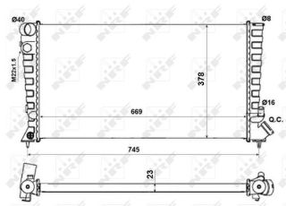 MOTOR SU RADYATOR PARTNER P306 BERLINGO XSARA DW8 / DW8B KLIMASIZ (00 03) SEGMANLI (1351Z1) resmi