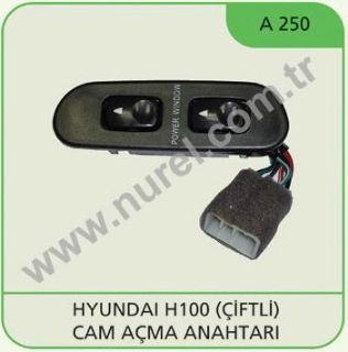 CAM AÇMA ANAHTARI ÖN SOL ÇİFTLİ H100 MINIBUS 97>05 resmi