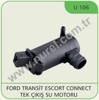 SU FISKIYE MOTORU 12V TRANSİT T12 15 ESCORT CONNECT TEK CIKIS resmi