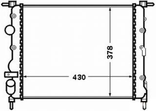 RADYATÖR BRAZİNG CLİO II-LOGAN 04 KNG 01 MGN 96 1.4-1.61.5D-1.9 KLİMASIZ MEK 430X358X22 resmi