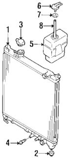 RADYATOR BRAZİNG MT 425X488X26 VİTARA 1.6İ 88- 64155 resmi