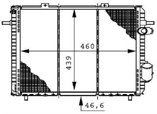 RADYATÖR BRAZİNG EXP DZL KLİMASIZ MEK 460X438X32 resmi