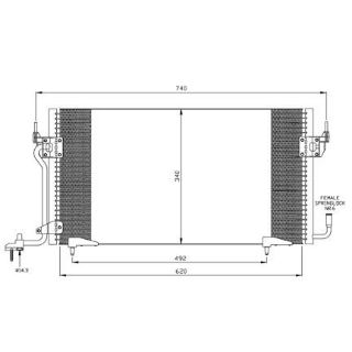 KLİMA KÖNDENSERİ 306 96 535X343X16 OTO.-MEK. resmi