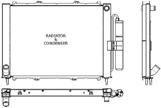 RADYATÖR KÖNDENSER KNG 1.9 DCİ 03 MEK AC 510X382X18 16 resmi