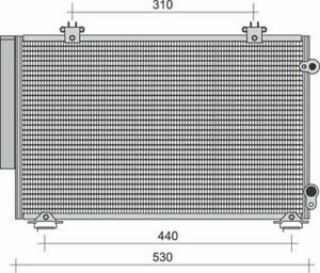 KLİMA KÖNDENSERİ YARİS 1.3İ-1.4D-1.5İ 99 resmi