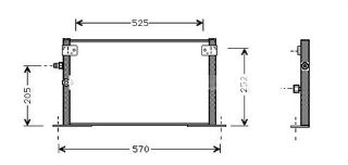 KLİMA KÖNDENSERİ HİLUX 2.4D 97 resmi