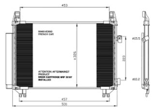 KLİMA KÖNDENSERİ YARİS 1.4 D4D 05 OTO.-MEK. resmi