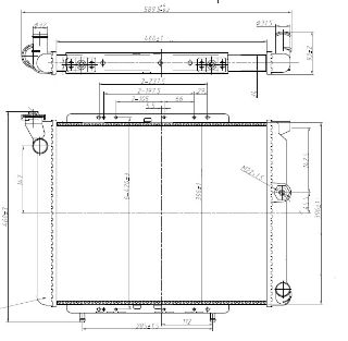 RADYATOR MECHANİCAL MT 460X396X34 11 FLASH resmi