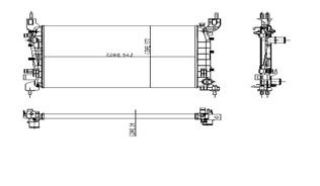 RADYATÖR LİNEA 1.4 MPI 540X378X23 resmi