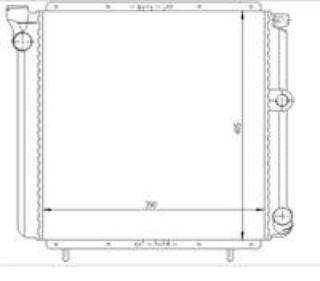 RADYATÖR EXP-R9-R11 360X370X18 ALEMİNYUM resmi