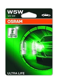 BLİSTER AMBALAJ - AMPUL 12V 5W BÜYÜK DİPSİZ GOSTERGE ULTRA LİFE 3 YIL GARANTİLİ İKİLİ AMBALAJ resmi