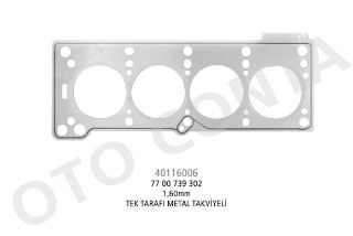 SİLİNDİR KAPAK CONTASI R19 CLİO MEGANE 1,4 E7J (YATAY) / (CELIK LPGLI) resmi